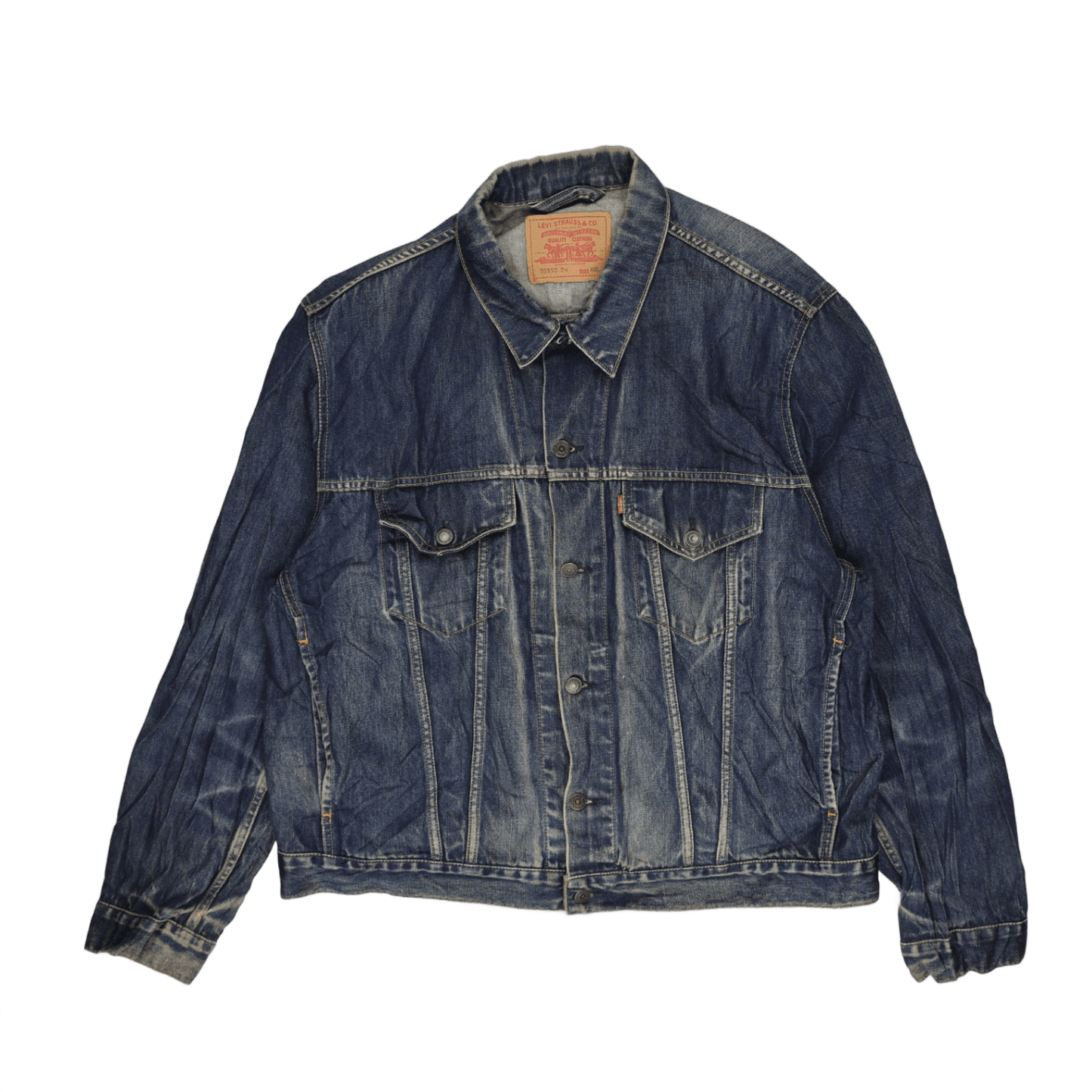 Levi Strauss & Co. Vintage Denim Trucker Jacket Blue XXL