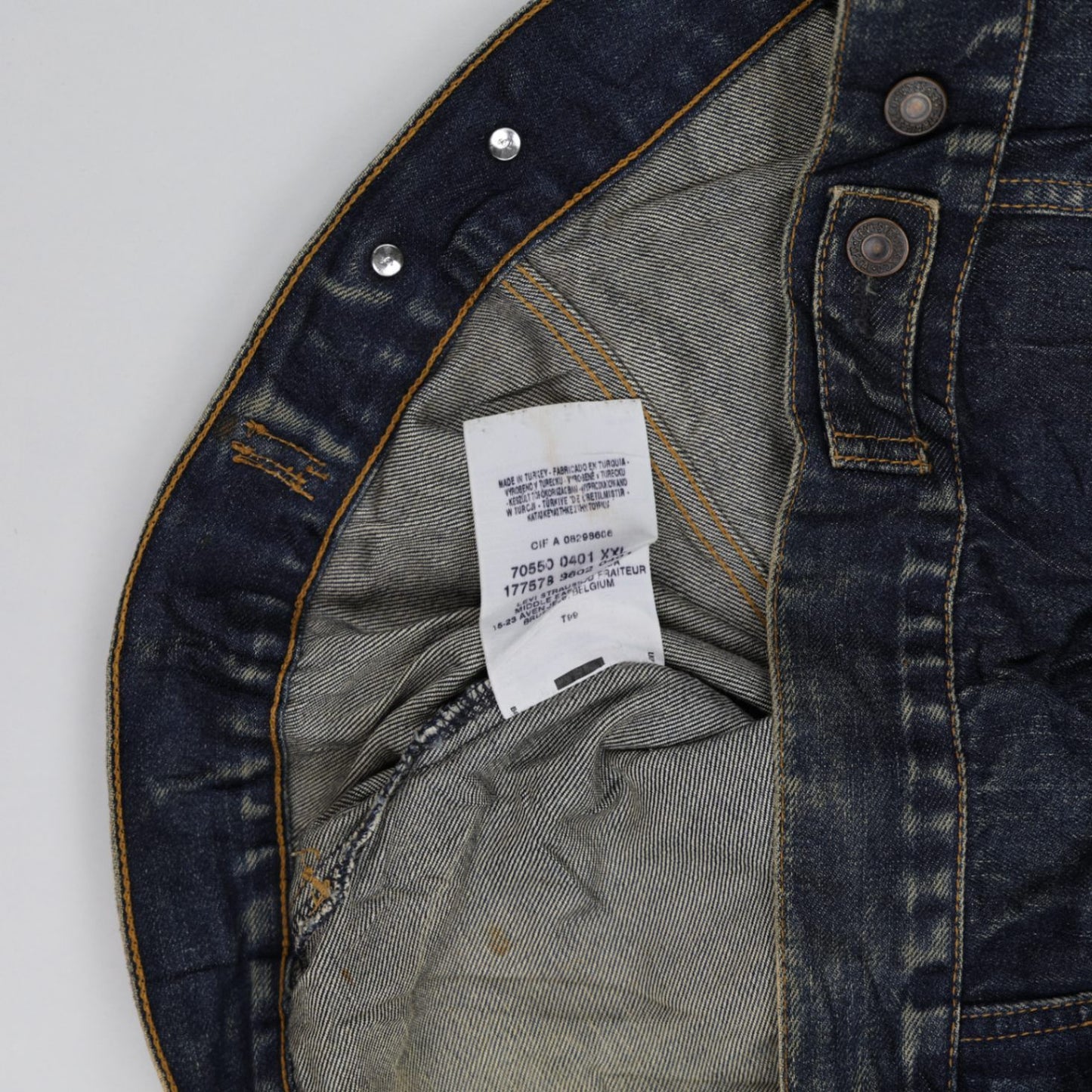 Levi Strauss & Co. Vintage Denim Trucker Jacket Blue XXL