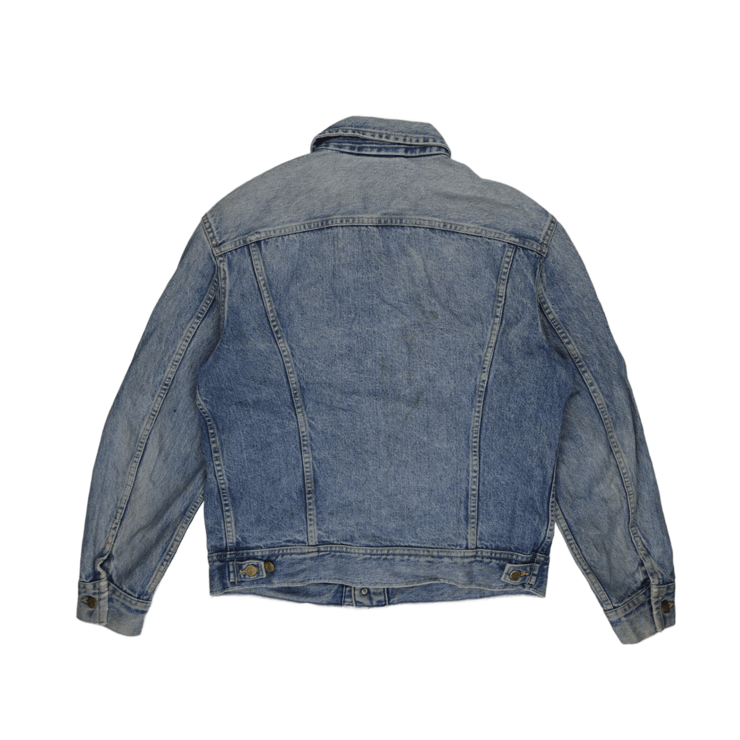 Lee Vintage Blue Denim Jacket Large Cotton Denim Collared