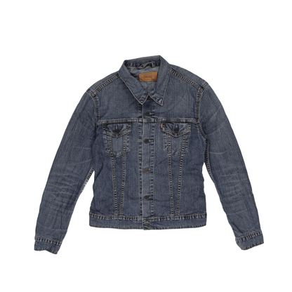 Levi Strauss & Co Vintage Women's Medium Blue Denim Trucker Jacket Cotton