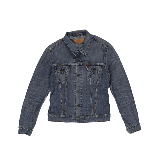 Levi Strauss & Co Vintage Women's Medium Blue Denim Trucker Jacket Cotton