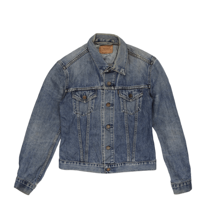 Levi's Vintage Medium Denim Trucker Jacket Blue Cotton Womens
