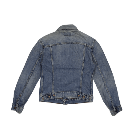 Levi's Vintage Medium Denim Trucker Jacket Blue Cotton Womens