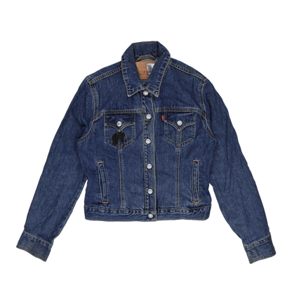 Levi's Vintage Blue Denim Trucker Jacket Women's Medium Cotton
