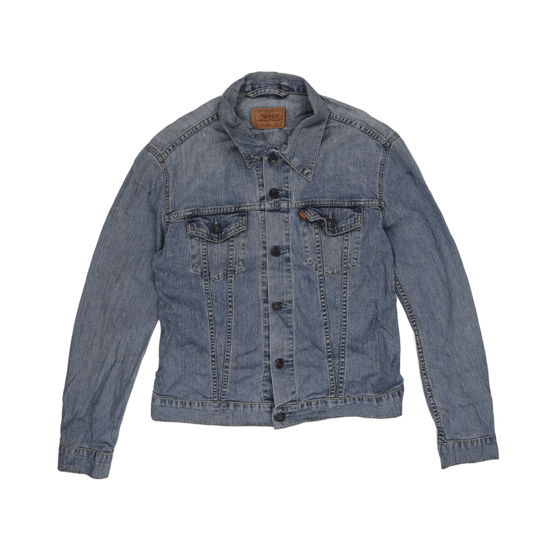 Levi's Vintage Light Blue Denim Jacket Women Size Large Cotton Collared