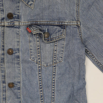 Levi's Vintage Light Blue Denim Jacket Women Size Large Cotton Collared