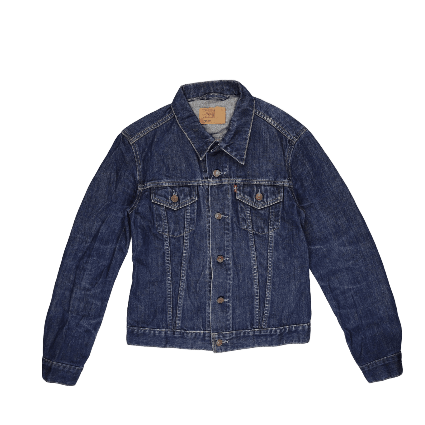 New Levi Strauss & Co Mens Denim Trucker Jacket Blue Medium