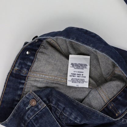 New Levi Strauss & Co Mens Denim Trucker Jacket Blue Medium