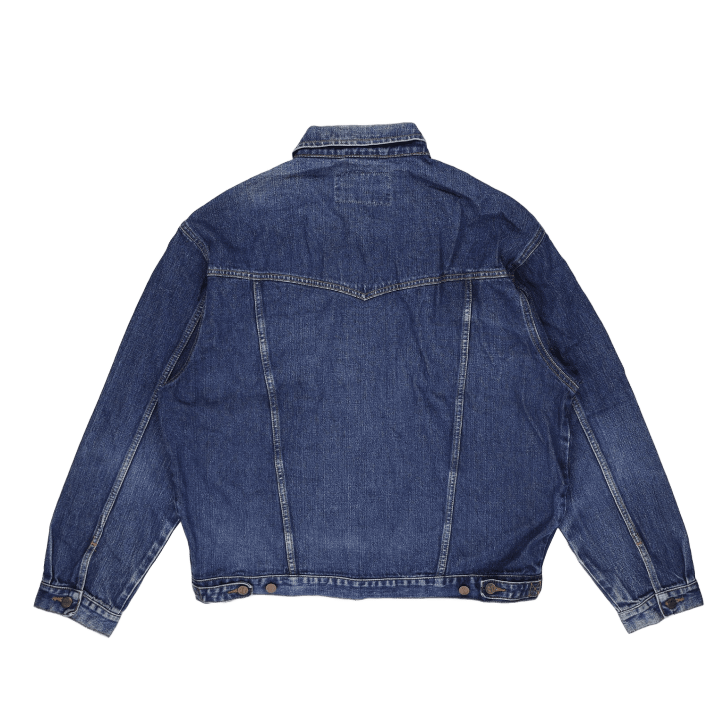 Wrangler Vintage Blue Denim Jacket Men XXL 100 Percent Cotton Collared