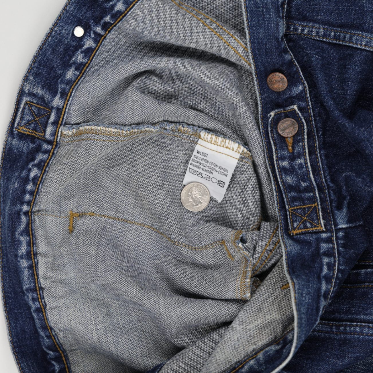 Wrangler Vintage Blue Denim Jacket Men XXL 100 Percent Cotton Collared