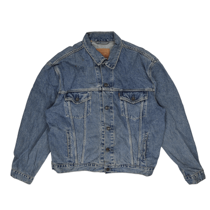 Levi's Vintage Blue Denim Trucker Jacket XXL Cotton