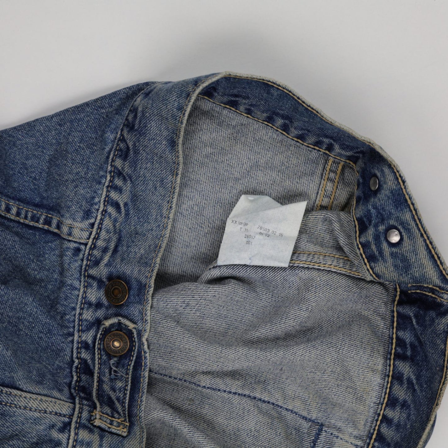 Levi's Vintage Blue Denim Trucker Jacket XXL Cotton