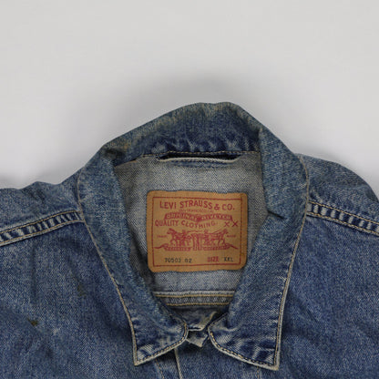 Levi's Vintage Blue Denim Trucker Jacket XXL Cotton