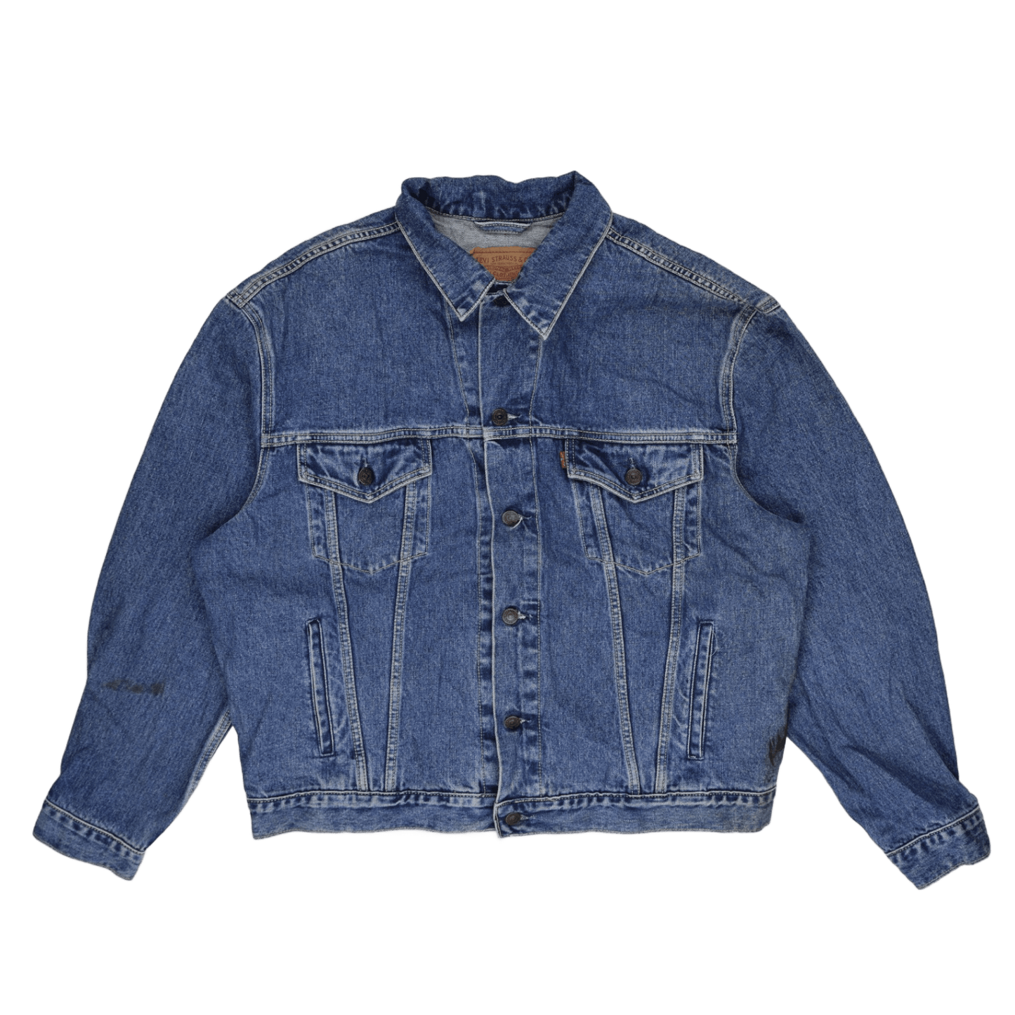 Levi's Vintage Denim Trucker Jacket Blue XX Large Cotton