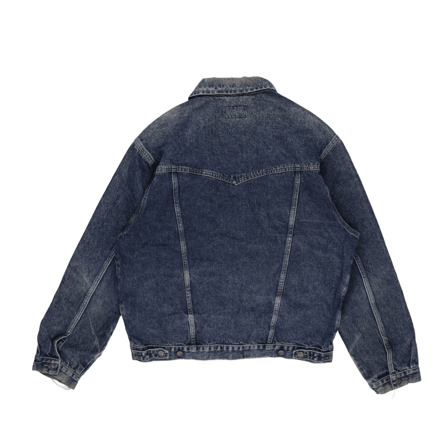 Wrangler Vintage Blue Denim Jacket Men's Large Cotton Denim Collared