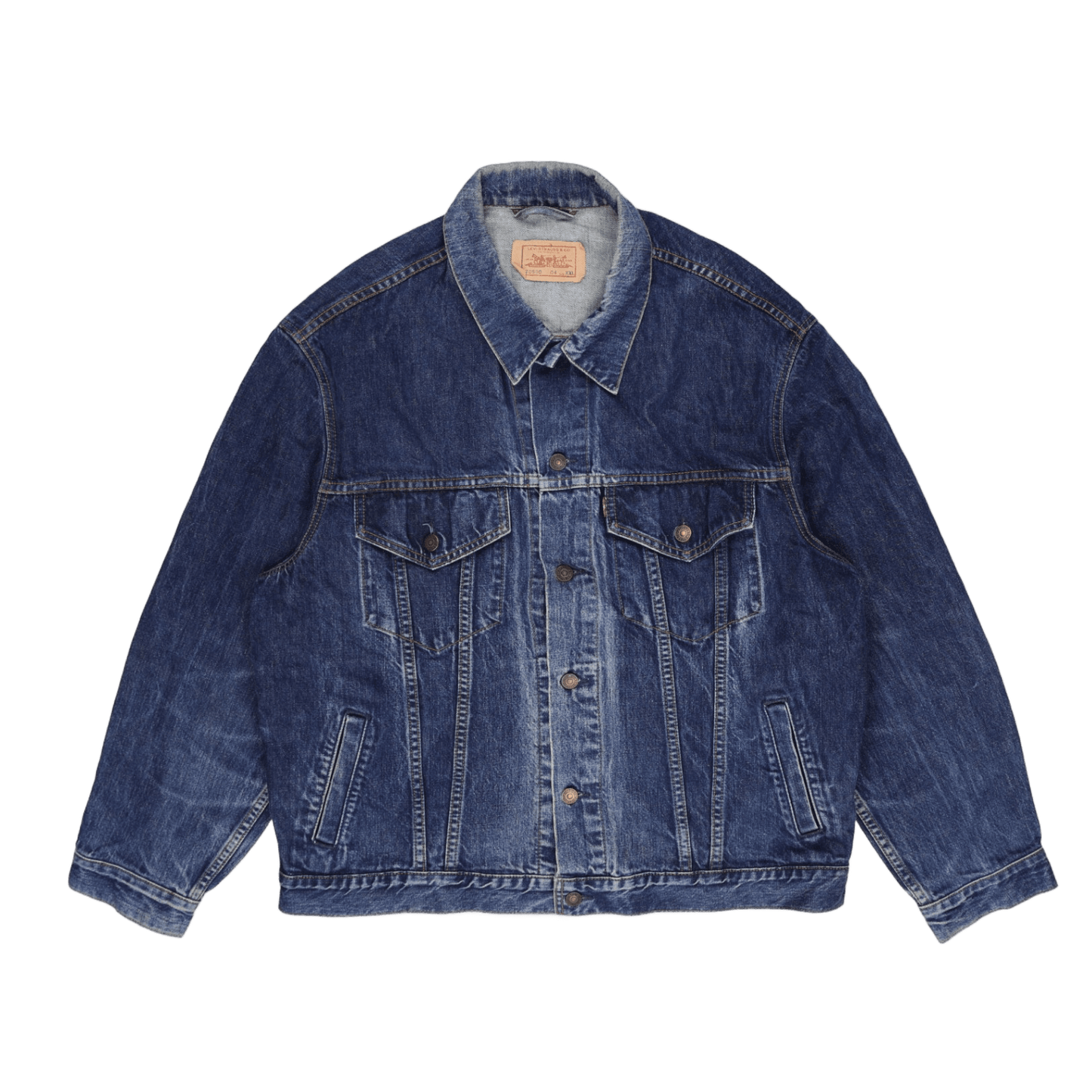 Levi's Vintage Denim Trucker Jacket Blue XXL Cotton