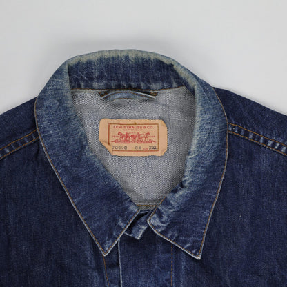 Levi's Vintage Denim Trucker Jacket Blue XXL Cotton