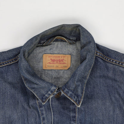 Levi's Vintage 70500 Denim Trucker Jacket Blue XXL Cotton