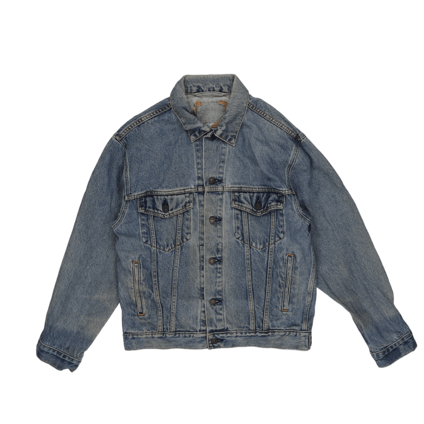 Levi's Vintage Blue Denim Trucker Jacket Large Cotton