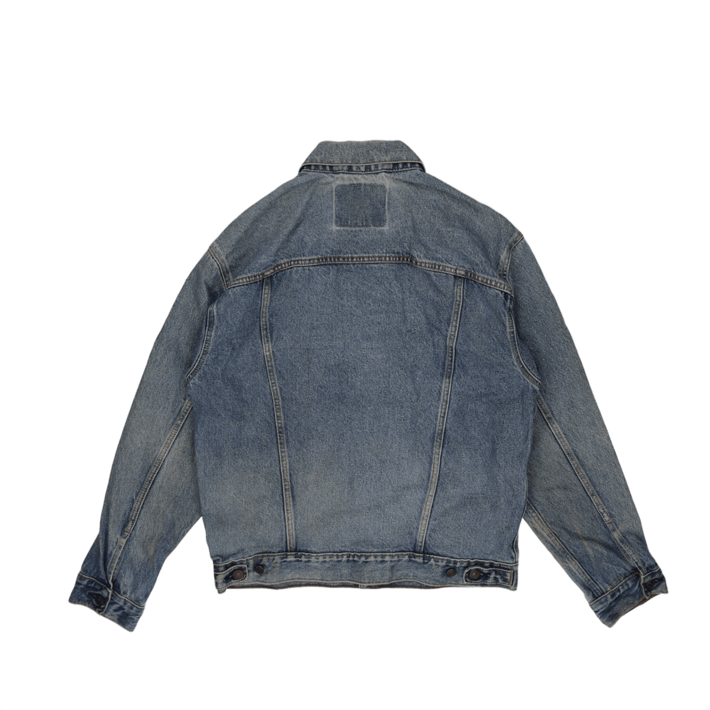 Levi's Vintage Blue Denim Trucker Jacket Large Cotton