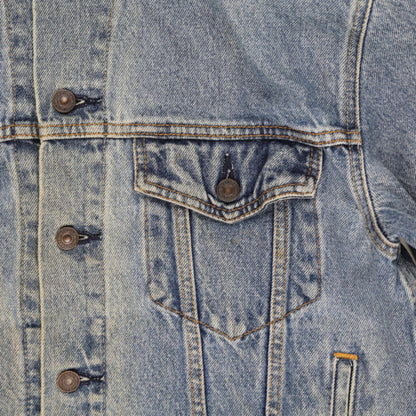 Levi's Vintage Blue Denim Trucker Jacket Large Cotton