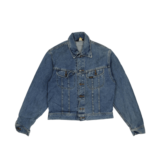 Lee 101-J Vintage Denim Jacket Blue Small Cotton Trucker