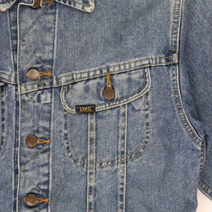 Lee 101-J Vintage Denim Jacket Blue Small Cotton Trucker