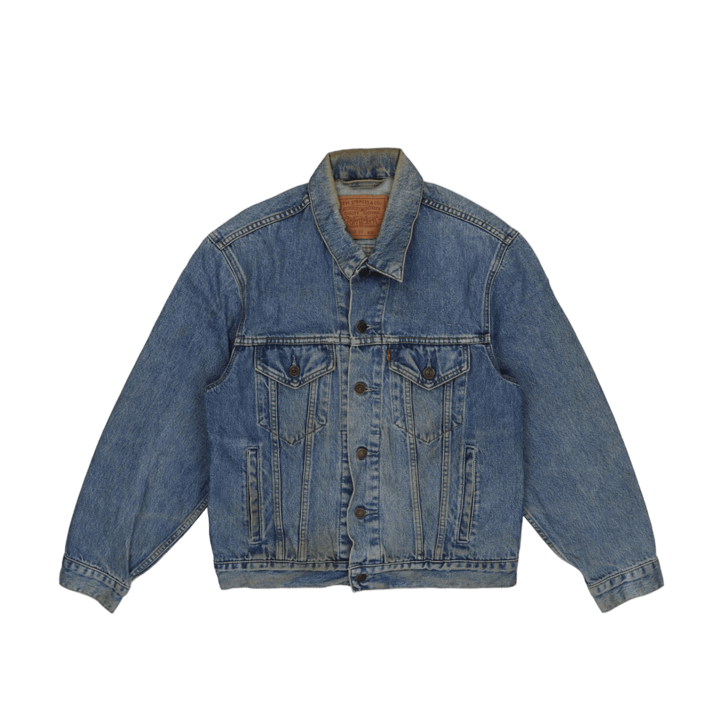 Levi's 70503 Men's Vintage Blue Denim Trucker Jacket Size Small Cotton