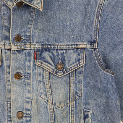 Levi's 70503 Men's Vintage Blue Denim Trucker Jacket Size Small Cotton
