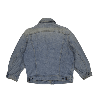 Lee Authentic Vintage Light Blue Denim Jacket Size L 100% Cotton Collared