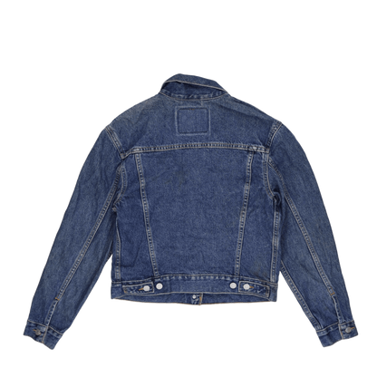 Levi's Vintage Blue Denim Jacket Women's Large Short Cotton Collared