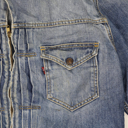 Levi's Vintage Blue Denim Trucker Jacket XL Cotton