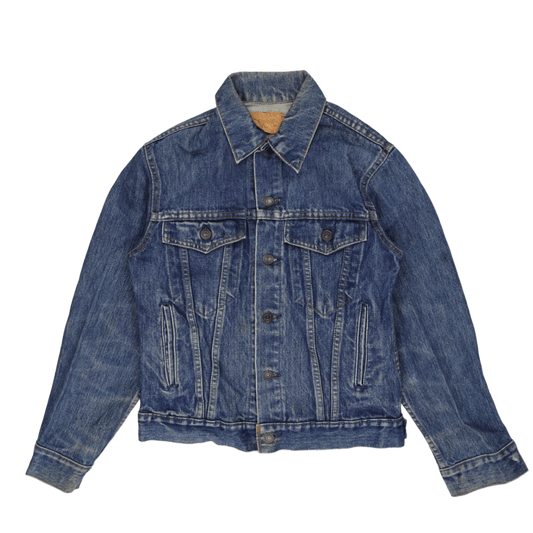 Levi's Vintage Indigo Blue Denim Trucker Jacket Medium Cotton