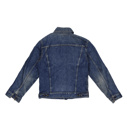 Levi's Vintage Indigo Blue Denim Trucker Jacket Medium Cotton