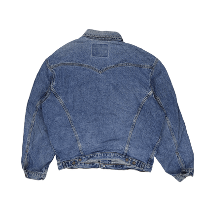Levi's Vintage 75525 Blue Denim Trucker Jacket Men's Size Medium Cotton