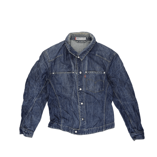 Levi's Vintage Denim Jacket Blue Small Cotton Collared