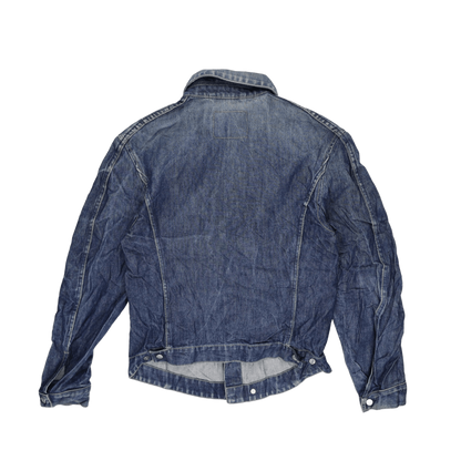Levi's Vintage Denim Jacket Blue Small Cotton Collared