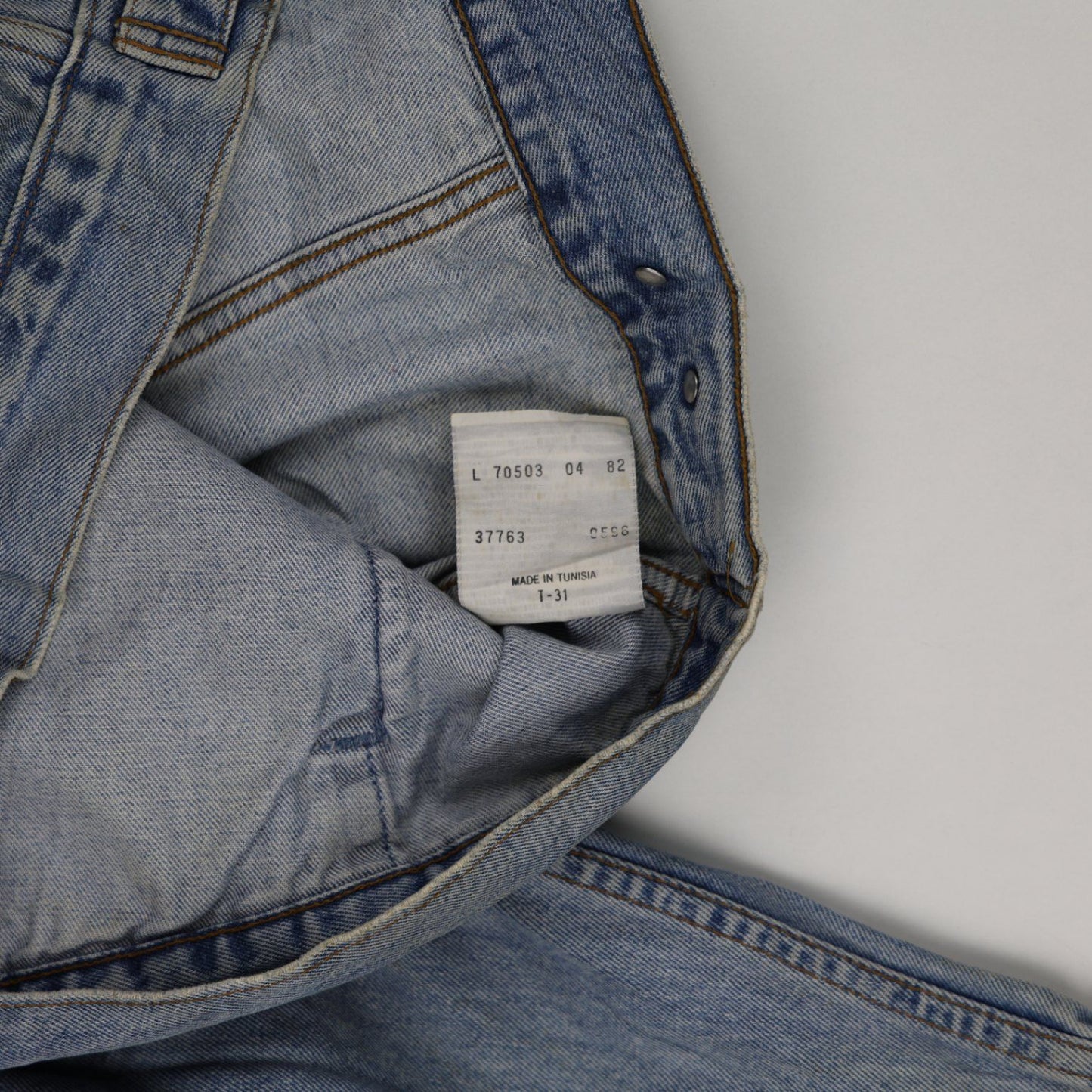 Levi's Vintage 70503 Denim Jacket Light Blue Large Cotton Trucker