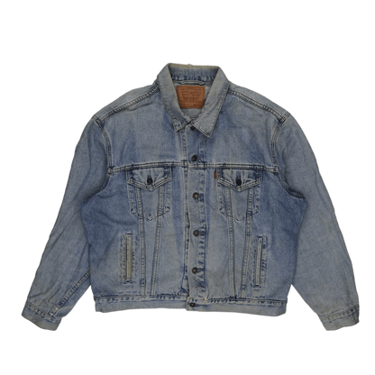 Levi's Vintage 70503 Light Blue Denim Trucker Jacket XXL Cotton