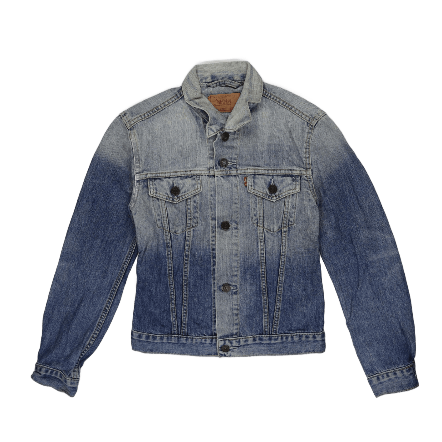 Levi's Vintage Blue Denim Trucker Jacket Women's Small Cotton