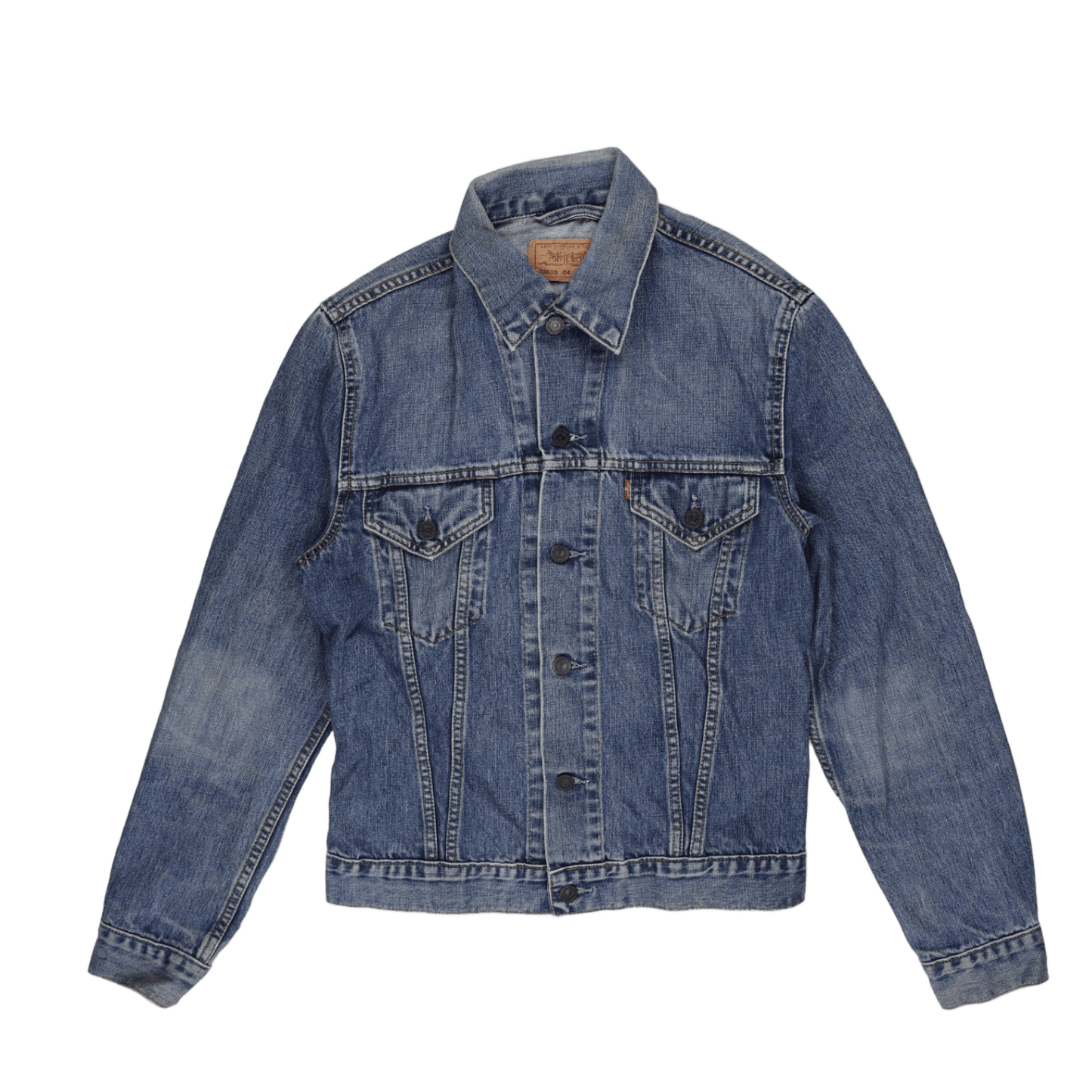 Levi's 70500 Classic Denim Jacket Medium Blue Vintage Unisex Size Medium 100 Percent Cotton Collared