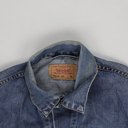 Levi's 70500 Classic Denim Jacket Medium Blue Vintage Unisex Size Medium 100 Percent Cotton Collared