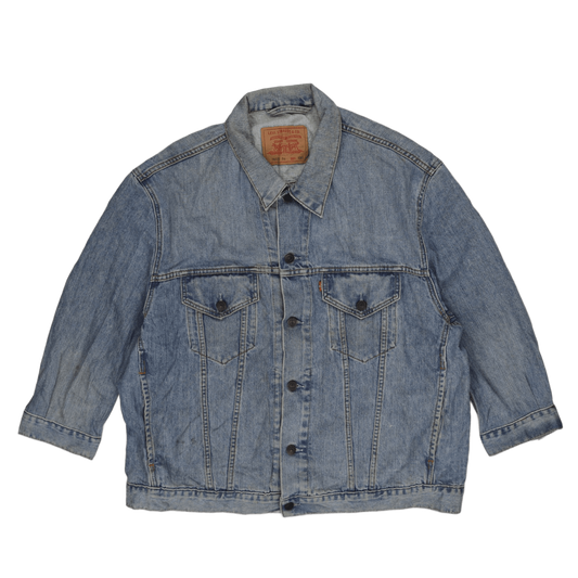 Levi's 70550 Vintage Blue Denim Trucker Jacket XXL Cotton Collared