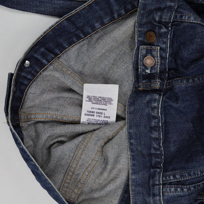 Levi's 70590 Vintage Denim Jacket Blue Large Cotton Denim Collared