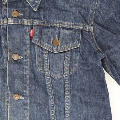 Levi's 70590 Vintage Denim Jacket Blue Large Cotton Denim Collared