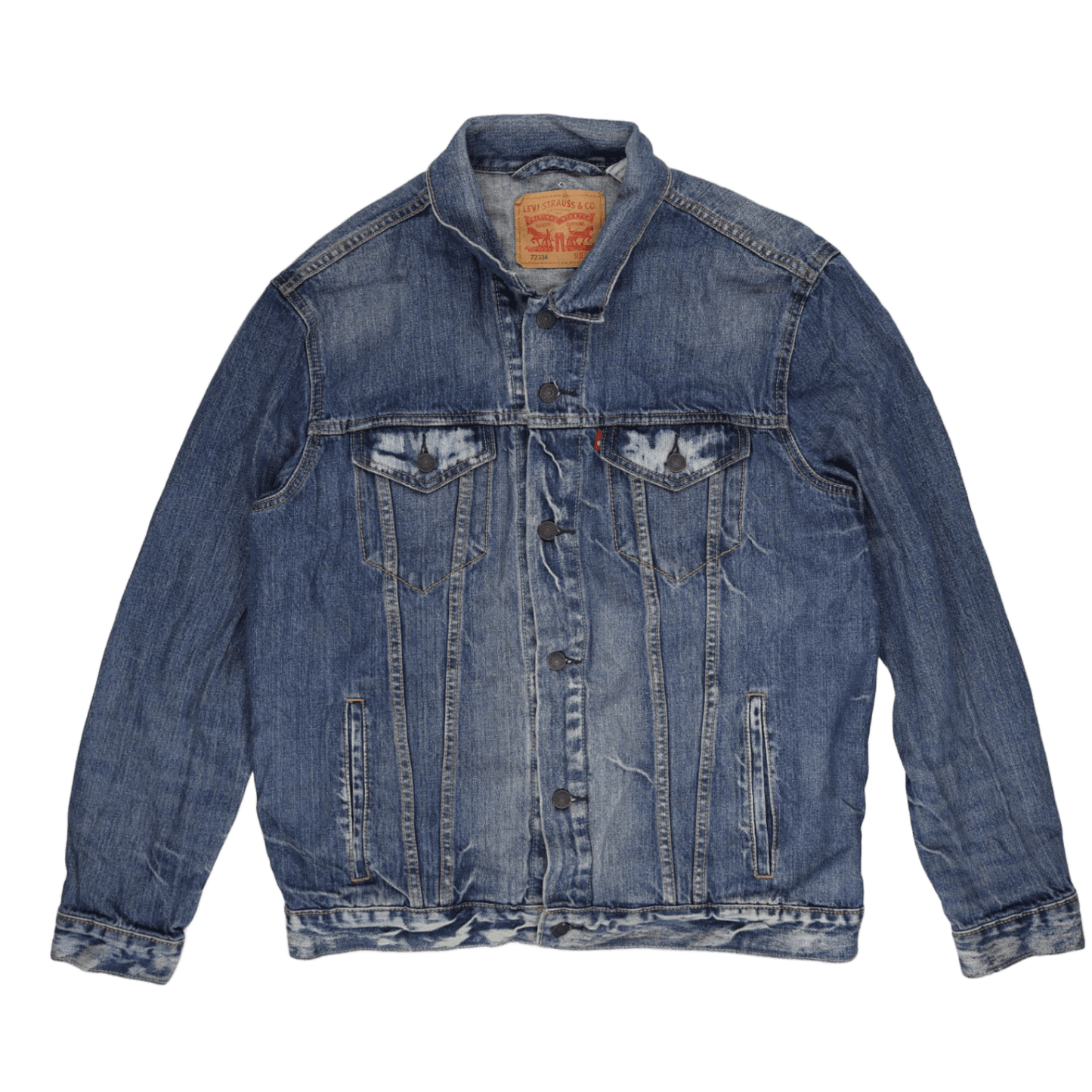 Levi's XL Vintage Trucker Jacket Blue 100% Cotton Men's Outerwear