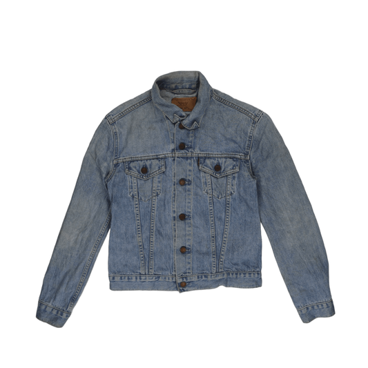 Levi's Vintage 70590 0490 Light Blue Denim Trucker Jacket Medium Cotton