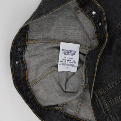 Levi's 70590 Vintage Black Denim Trucker Jacket XL Cotton
