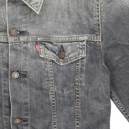 Levi's 70590 Vintage Black Denim Trucker Jacket XL Cotton
