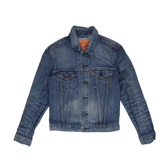 Levi's PRIDE Rainbow Vintage Wash Denim Jacket Small Blue Cotton Unisex